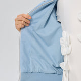 Choupette Blue Denim Bomber Jacket