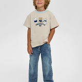 Choupette Beige Printed Teddy T Shirt