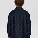 Choupette Blue Ch Branded Denim Shirt