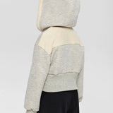 Choupette Grey Melange Decorated Hoodie