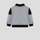 Choupette Black and Grey Teddy Bomber Jacket And Pants Set