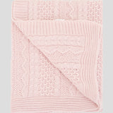 Choupette Soft Cotton Knitted Plaid For Baby Girl