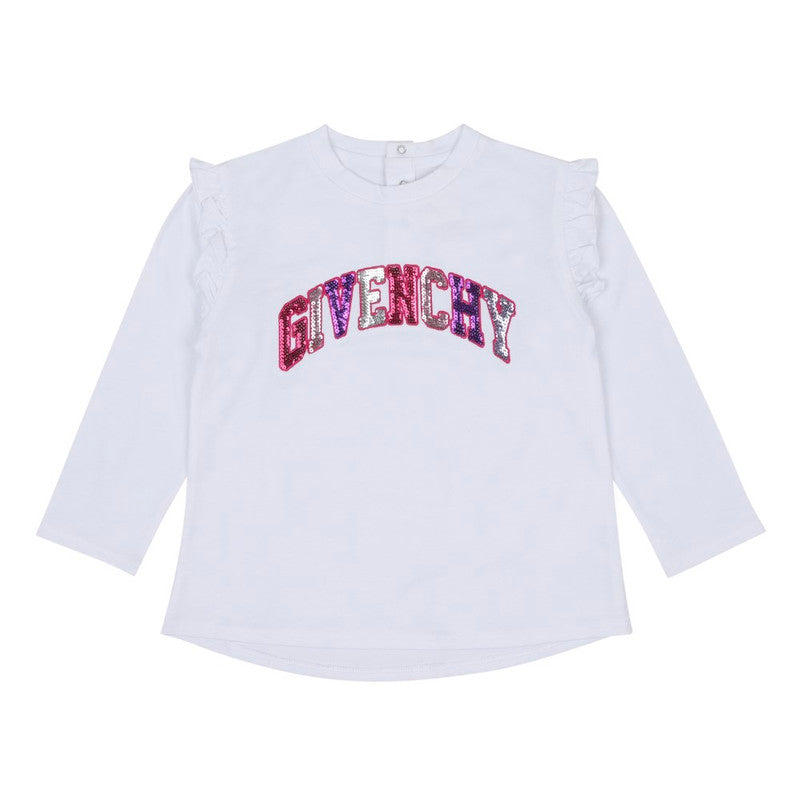 Givenchy Pink Logo-Print Cotton T-Shirt