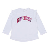 Givenchy Pink Logo-Print Cotton T-Shirt
