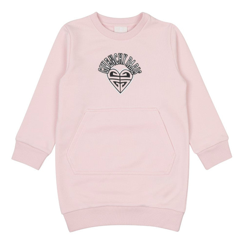 Givenchy Pink Cotton 4G Sweatshirt Dress