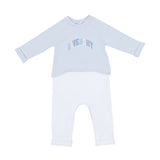 Givenchy Logo Patch Cotton Sweatshirt Romper
