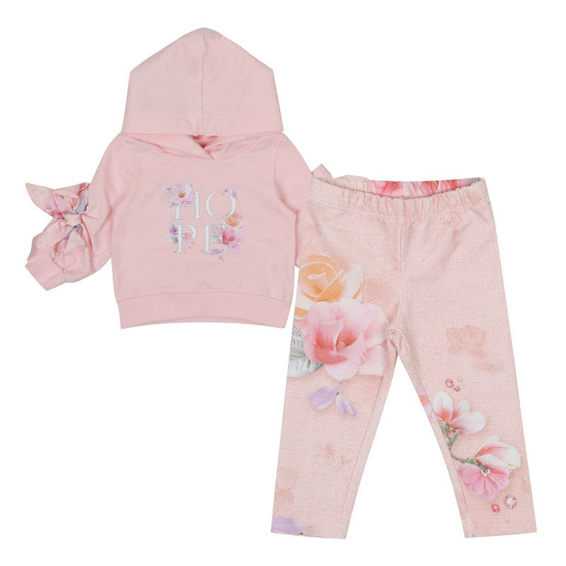 Lapin House Pink Hope Floral Tracksuit