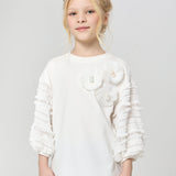 Printed Long sleeve, ecru(86)