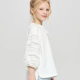 Printed Long sleeve, ecru(86)