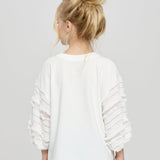 Printed Long sleeve, ecru(86)