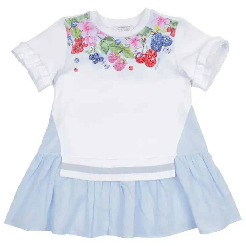 DRESS-H/S-WITH-FLOWER-FRUIT-STONE-PASTE-118733-1