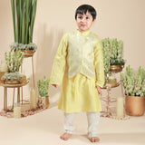 JACQUARD-KURTA-KOTI-SET-118769-4