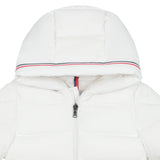 Moncler White Enfant Hooded Jacket