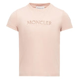 Moncler Peach Embroidered T-Shirt
