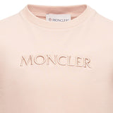 Moncler Peach Embroidered T-Shirt
