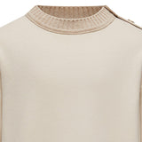 Moncler Beiger Cotton Sweatshirt Dress