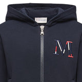 Moncler Embroidered Navy Sweatsuit Set