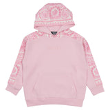 Versace Pink Barocco Foulard Hoodie