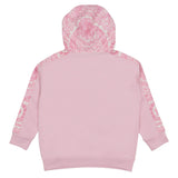 Versace Pink Barocco Foulard Hoodie