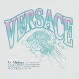 Versace White La Medusa Varsity T-Shirt