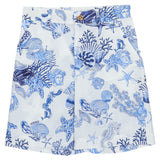 Versace Blue & White Coral Theatre Shorts