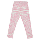 Versace Pink Barocco Foulard Leggings