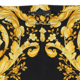 Versace Black Barocco Foulard Leggings
