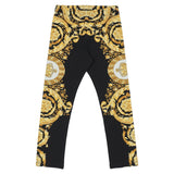 Versace Black Allover Barocco Foulard Leggings