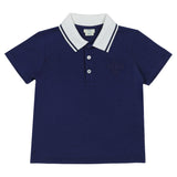 Fendi Navy Roma Logo Polo T-Shirt