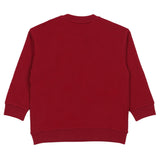 Fendi Maroon Sweatshirt With Squirrel Graphic Print