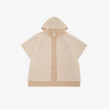 Fendi Beige Reversible Logo Cape