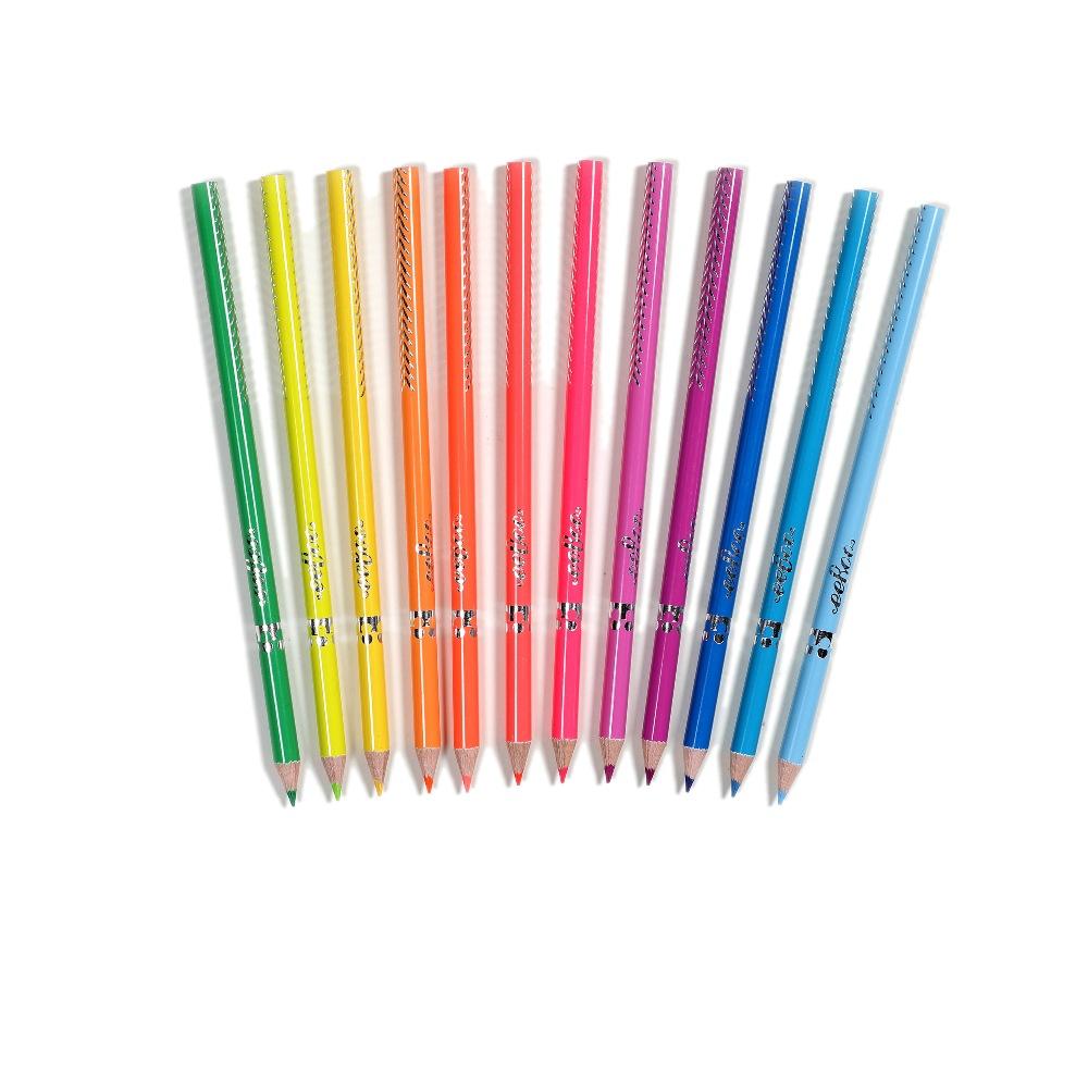 12 Zodiac Fluorescent Pencils 3