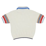 Fendi White Jersey Polo T-Shirt