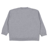 Fendi Grey Embroidered Logo Sweater