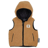 Moschino Brown Reversible Teddy Bear Vest