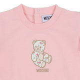 Moschino Peach Floral Teddy Bear Sweatshirt