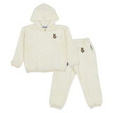 Moschino Off White Teddy-Embroidered Tracksuit