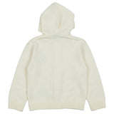 Moschino Off White Teddy-Embroidered Knitted Cardigan