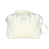 Moschino Cream Corduroy Changing Bag And Mat Set