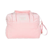 Moschino Pink Corduroy Changing Bag And Mat Set