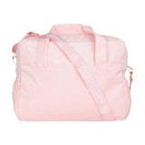 Moschino Pink Corduroy Changing Bag And Mat Set