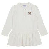 Moschino White Teddy Bear Dress & Bloomer Set