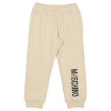 Moschino Beige Bear-Ear Hooded Tracksuit