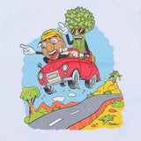 Moschino White Cartoon Car Print T-Shirt