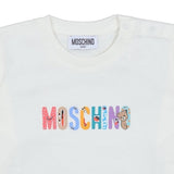 Moschino White Fun Teddy Alphabet T-Shirt