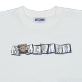 Moschino White Bear-Motif T-Shirt