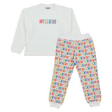 Moschino White All Over Logo Tracksuit