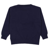 Moschino Navy Teddy Knit Sweater