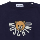 Moschino Navy Teddy Knit Sweater