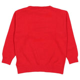 Moschino Red Teddy Knit Sweater